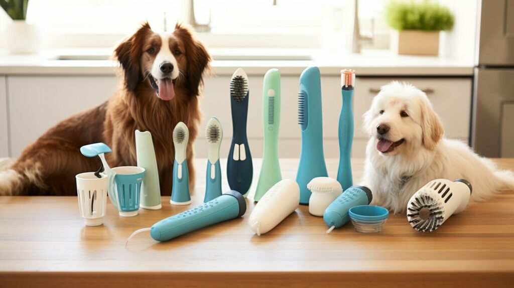 Grooming and bathing tools for minimizing shedding in dogs