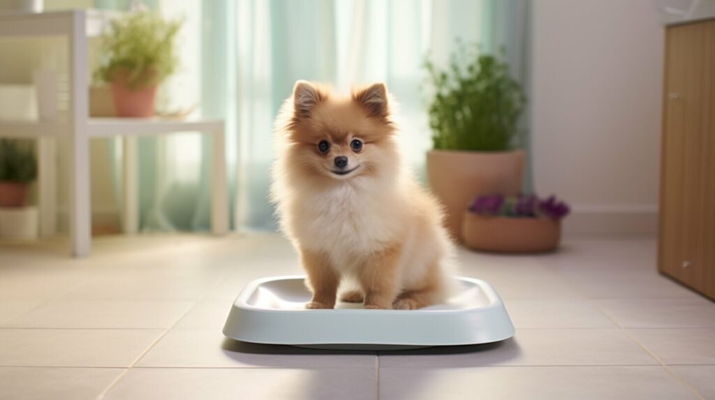 Pomeranian potty training