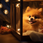 Pomeranian's Night Crate Training