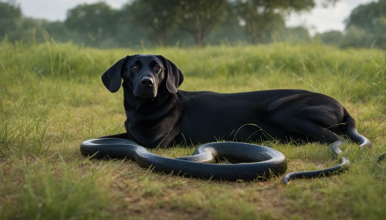 are black racers poisonous to dogs